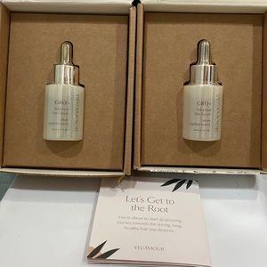 Two unopened bottles of Vegamour Gro+